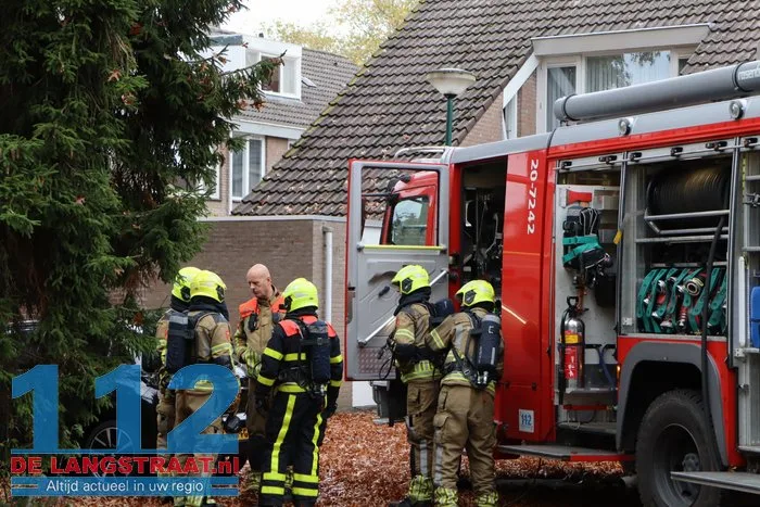 Veel rook bij brand in woning Loon op Zand 21 Veel rook bij brand in woning Loon op Zand 112 De Langstraat