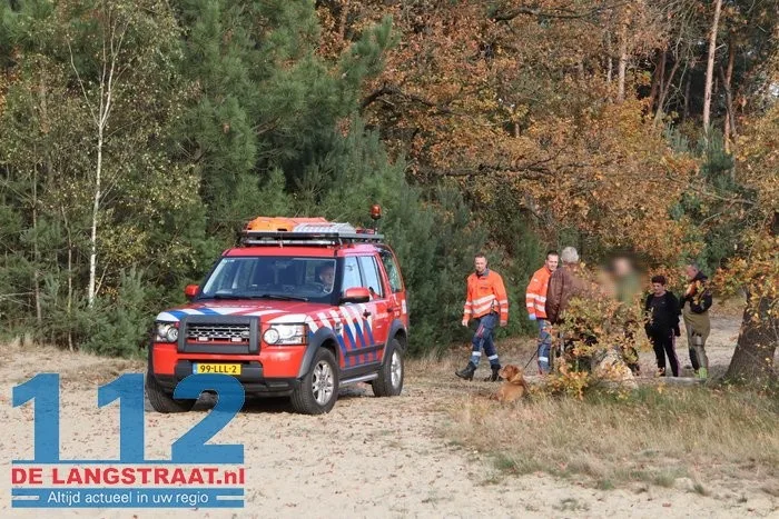 Vrouw gewond na valpartij in bossen achter de Roestelberg Kaatsheuvel 112 De Langstraat