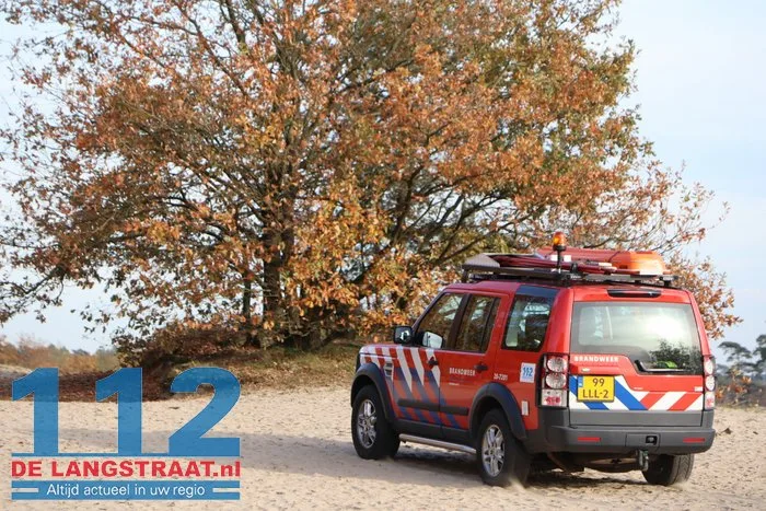 Vrouw gewond na valpartij in bossen achter de Roestelberg Kaatsheuvel 112 De Langstraat