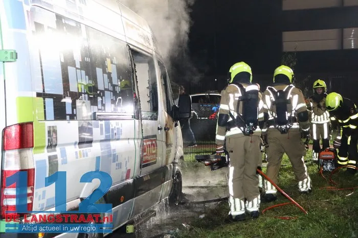 Bestelbus van OTTO Work Force in brand gestoken Waalwijk 7 Bestelbus van OTTO Work Force in brand gestoken Waalwijk 112 De Langstraat