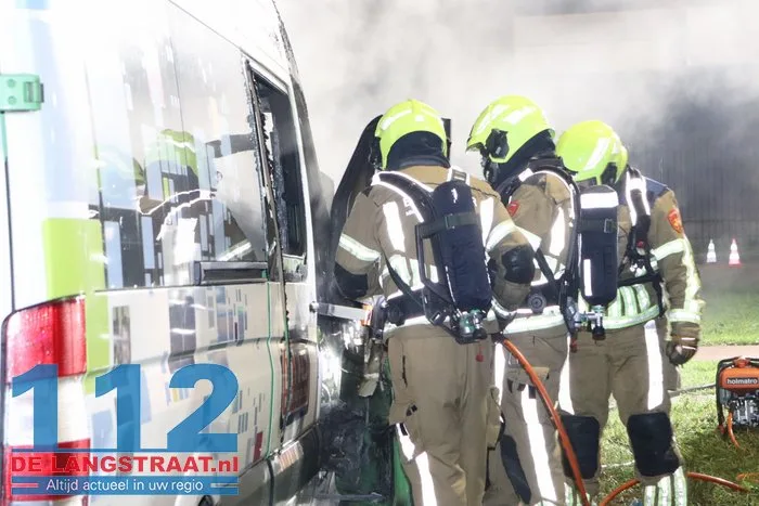 Bestelbus van OTTO Work Force in brand gestoken Waalwijk 9 Bestelbus van OTTO Work Force in brand gestoken Waalwijk 112 De Langstraat