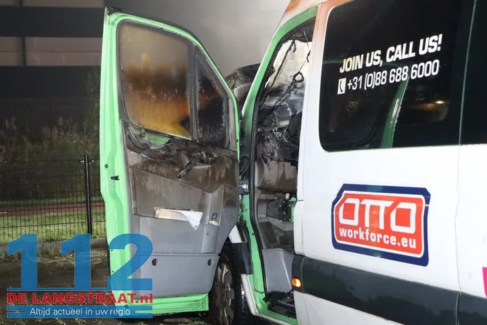 Bestelbus van OTTO Work Force in brand gestoken Waalwijk 12 Bestelbus van OTTO Work Force in brand gestoken Waalwijk 112 De Langstraat