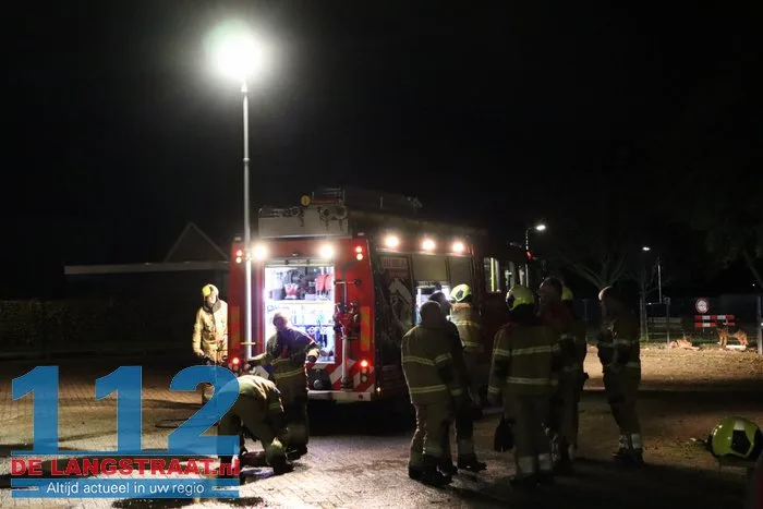 Vrachtwagen in vlammen op: 'Daders op camerabeelden te zien' 112 De Langstraat