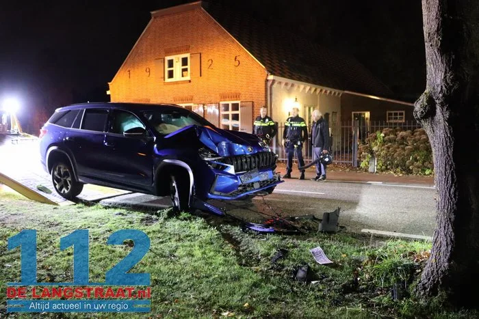 Oudere man gewond door botsing met twee auto’s Kaatsheuvel 112 De Langstraat