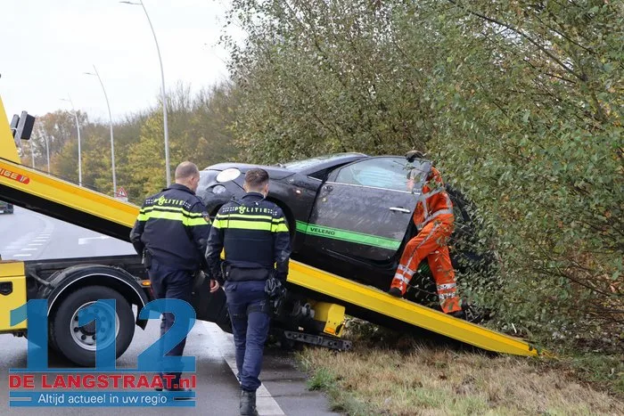 Politie houdt dronken automobilist aan na crash op Midden-Brabantweg bij Kaatsheuvel 112 De Langstraat