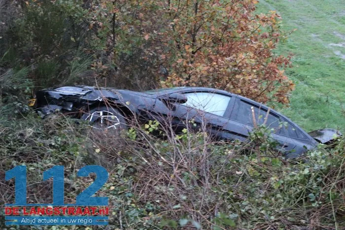 Hagel zorgt voor gevaarlijke situaties en twee crashes op N261 Kaatsheuvel 112 De Langstraat