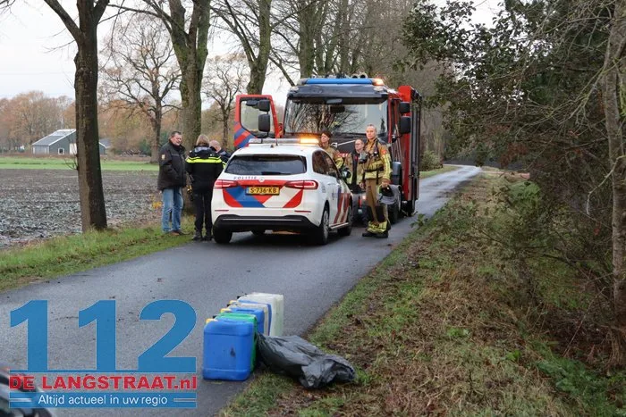 Zeven jerrycans aangetroffen in Kaatsheuvel: politie onderzoekt of ze uit drugslab komen 3 Zeven jerrycans aangetroffen in Kaatsheuvel: politie onderzoekt of ze uit drugslab komen 112 De Langstraat