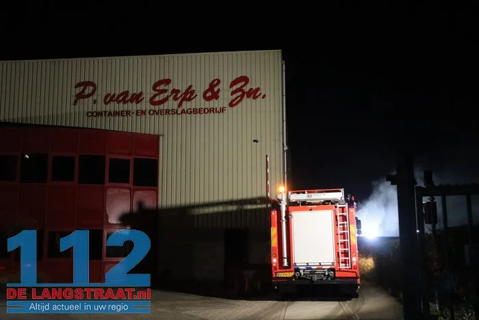 Veel rook bij brand in berg afval 112 De Langstraat