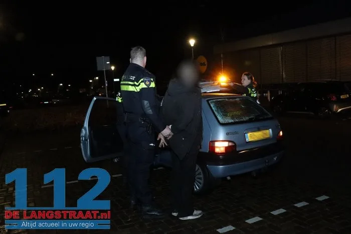 Gevaarlijke automobilist klemgereden na wilde rit door Waalwijk 112 De Langstraat