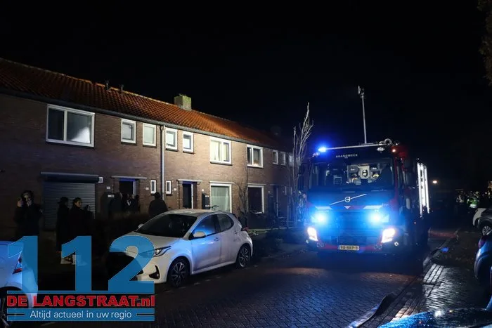 Veel rook bij woningbrand Waalwijk 112 De Langstraat