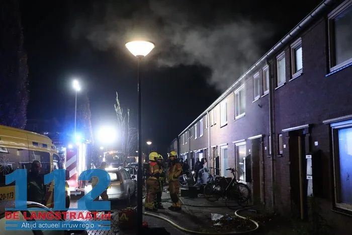 Veel rook bij woningbrand Waalwijk 112 De Langstraat