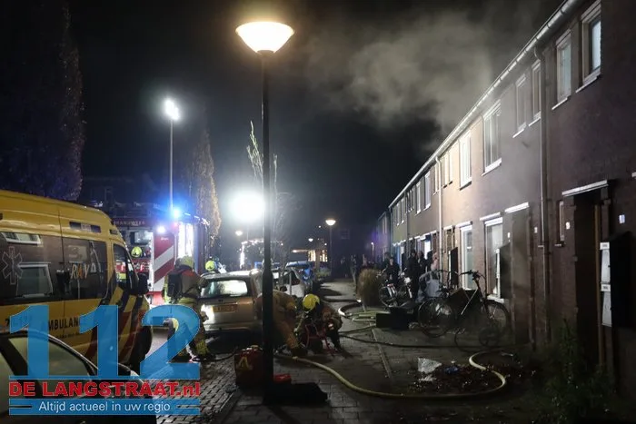 Veel rook bij woningbrand Waalwijk 112 De Langstraat