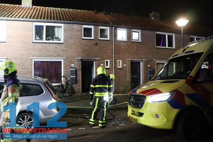 Veel rook bij woningbrand Waalwijk 112 De Langstraat