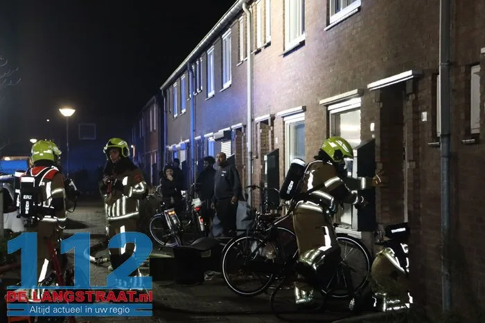 Veel rook bij woningbrand Waalwijk 112 De Langstraat