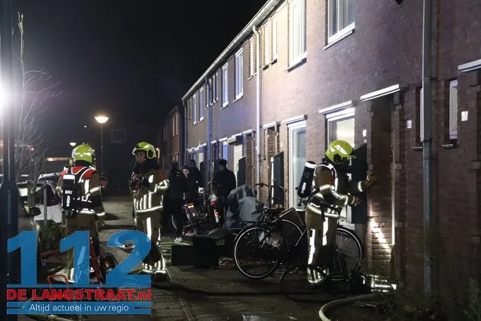 Veel rook bij woningbrand Waalwijk 112 De Langstraat