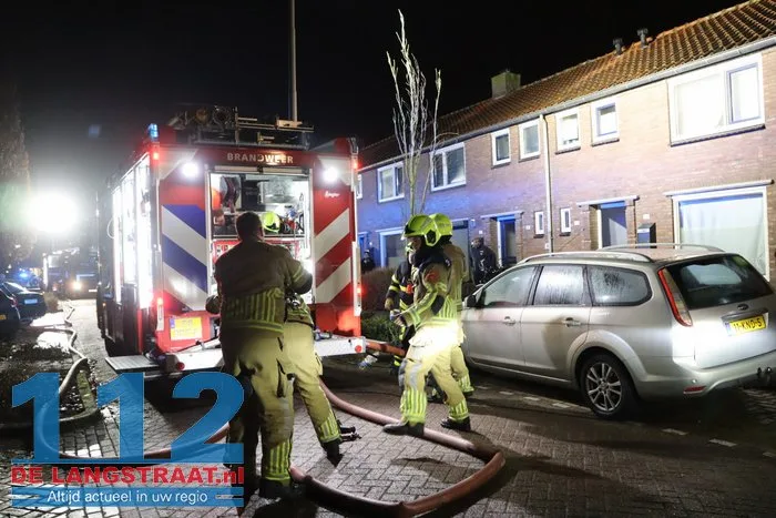 Veel rook bij woningbrand Waalwijk 112 De Langstraat