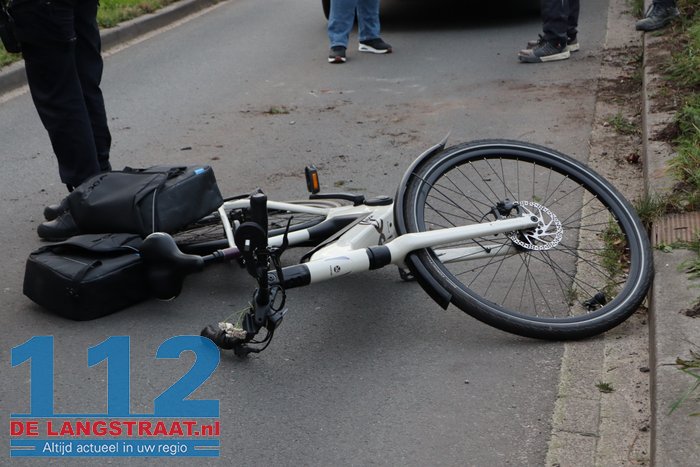 Fietser gewond bij aanrijding op de Noorder Allee in Waalwijk 112 De Langstraat