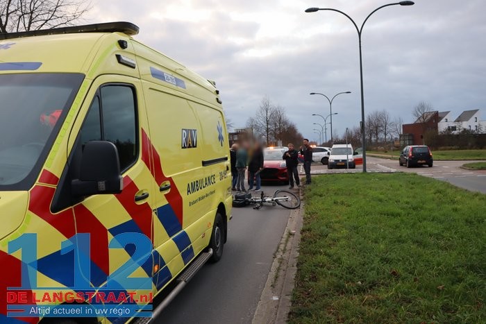 Fietser gewond bij aanrijding op de Noorder Allee in Waalwijk 112 De Langstraat