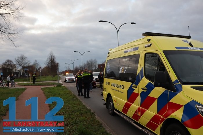 Fietser gewond bij aanrijding op de Noorder Allee in Waalwijk 112 De Langstraat