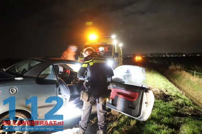 Automobiliste rijdt sloot in als ze moet uitwijken voor tegenligger in Sprang-Capelle 3 Automobiliste rijdt sloot in als ze moet uitwijken voor tegenligger in Sprang-Capelle 112 De Langstraat