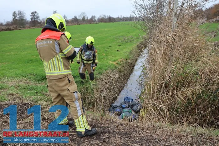Jerrycans aangetroffen in sloot Kaatsheuvel 112 De Langstraat