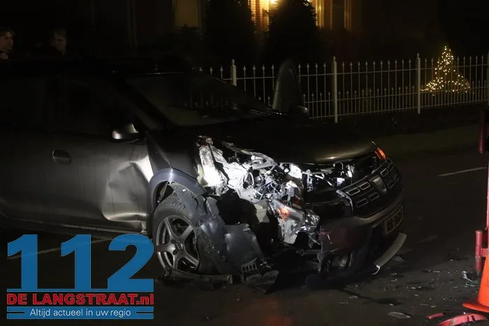 Vrouw raakt gewond na aanrijding met container Heistraat Sprang-Capelle 112 De Langstraat