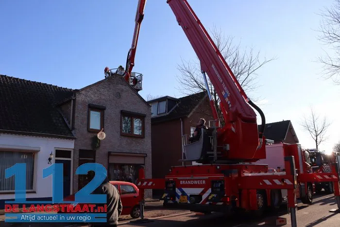 Schoorsteenbrand Marktstraat Kaatsheuvel 3 Schoorsteenbrand Marktstraat Kaatsheuvel 112 De Langstraat