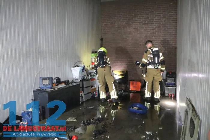 Autobrand in garagebox aan Laageinde in Waalwijk 9 Autobrand in garagebox aan Laageinde in Waalwijk 112 De Langstraat