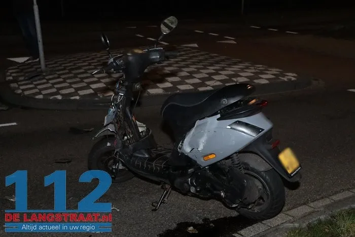 Aanrijding tussen scooter en auto in Waalwijk 112 De Langstraat