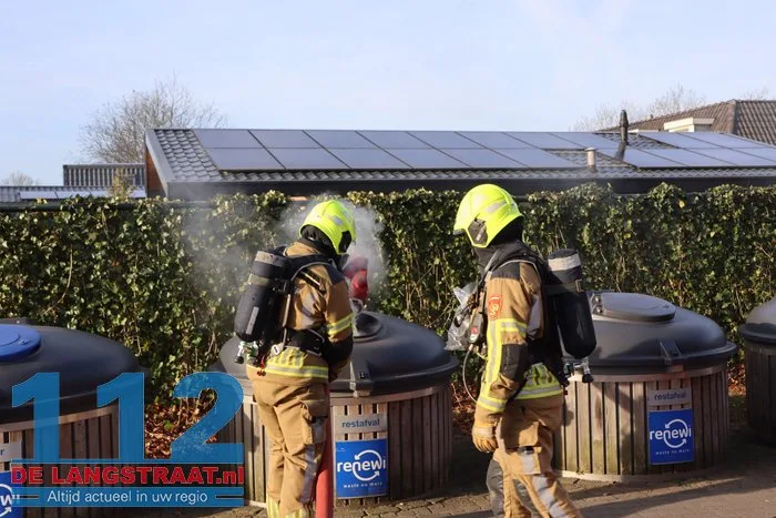 Ondergrondse afvalcontainer in brand Landal Kaatsheuvel 6 Ondergrondse afvalcontainer in brand Landal Kaatsheuvel 112 De Langstraat