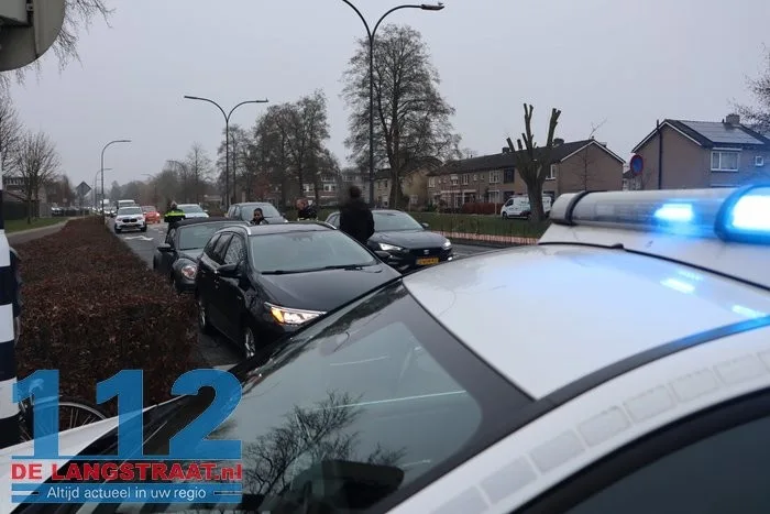 Dronken automobiliste veroorzaakt aanrijding Mozartlaan Waalwijk 112 De Langstraat
