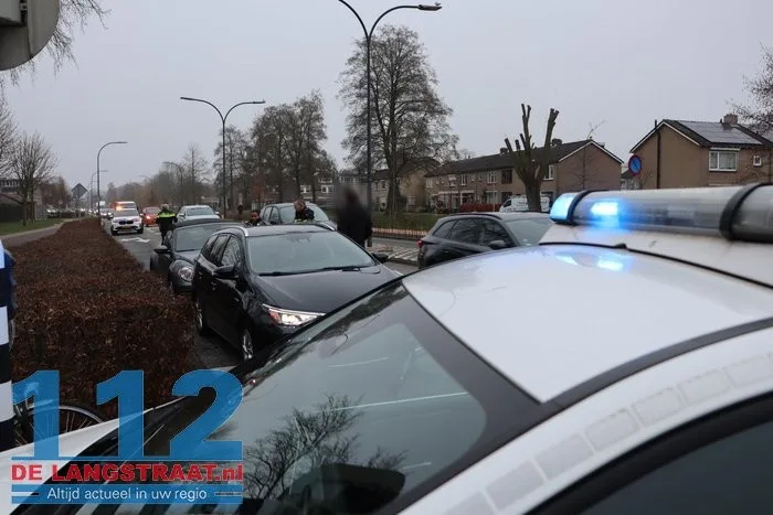 Dronken automobiliste veroorzaakt aanrijding Mozartlaan Waalwijk 112 De Langstraat