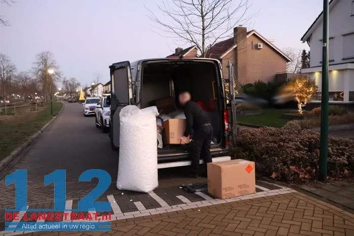 Illegaal vuurwerk gevonden in woning Kaatsheuvel, minderjarige wordt verhoord 112 De Langstraat