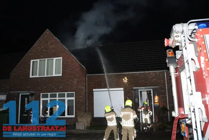 Uitslaande brand woning Loon op Zand 112 De Langstraat