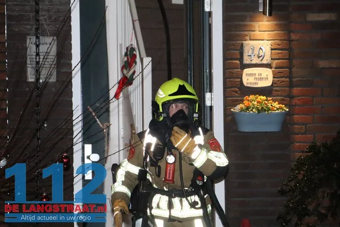 Uitslaande brand woning Loon op Zand 112 De Langstraat