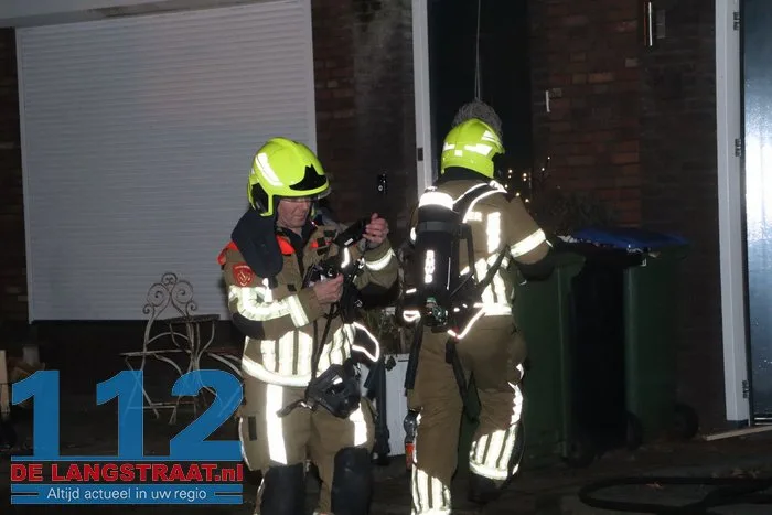 Uitslaande brand woning Loon op Zand 112 De Langstraat