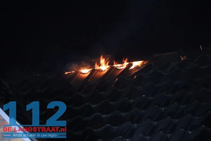 Uitslaande brand woning Loon op Zand 112 De Langstraat