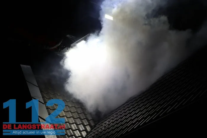 Uitslaande brand woning Loon op Zand 112 De Langstraat
