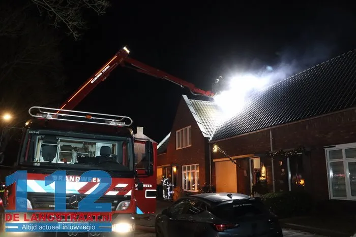 Uitslaande brand woning Loon op Zand 112 De Langstraat