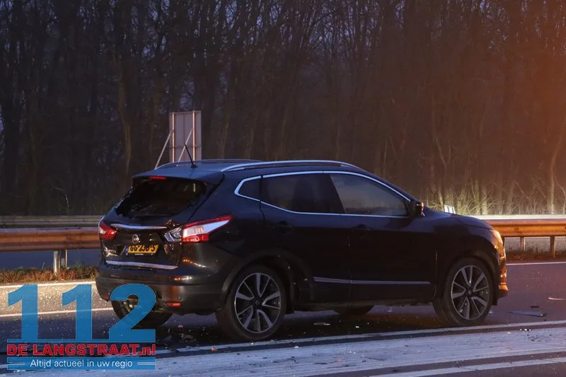 Flinke aanrijding op de A59 Waspik 112 De Langstraat