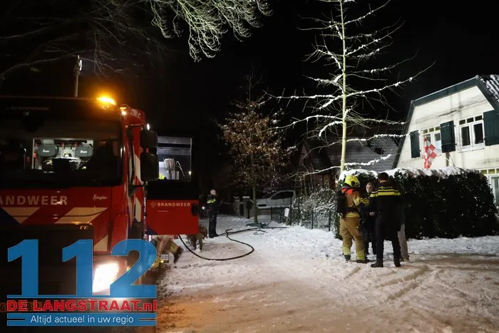 Brand in meterkast woning Hoofdstraat 's Gravenmoer 112 De Langstraat