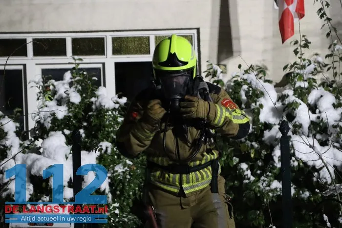 Brand in meterkast woning Hoofdstraat 's Gravenmoer 112 De Langstraat