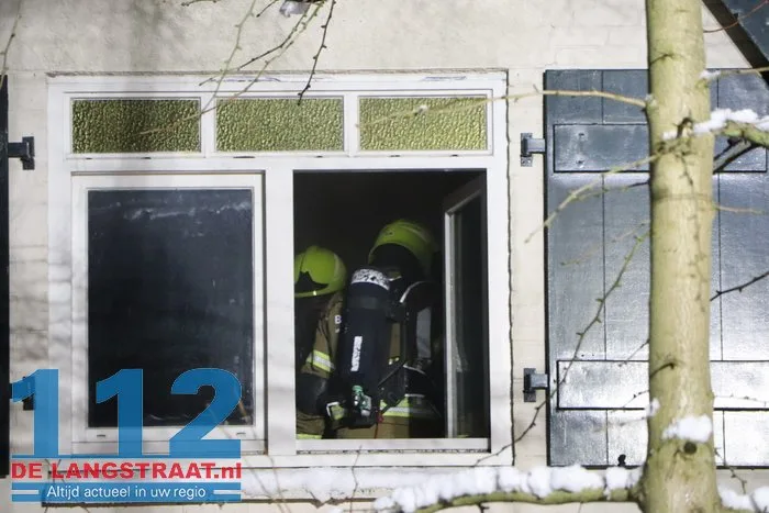 Brand in meterkast woning Hoofdstraat 's Gravenmoer 112 De Langstraat