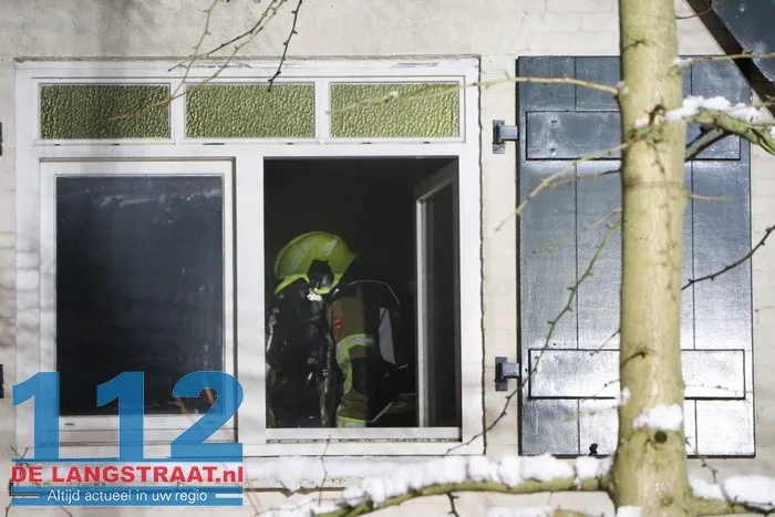 Brand in meterkast woning Hoofdstraat 's Gravenmoer 112 De Langstraat