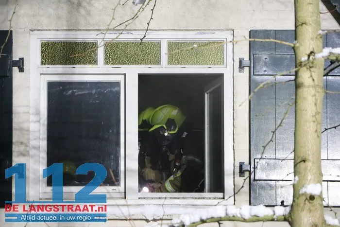 Brand in meterkast woning Hoofdstraat 's Gravenmoer 112 De Langstraat