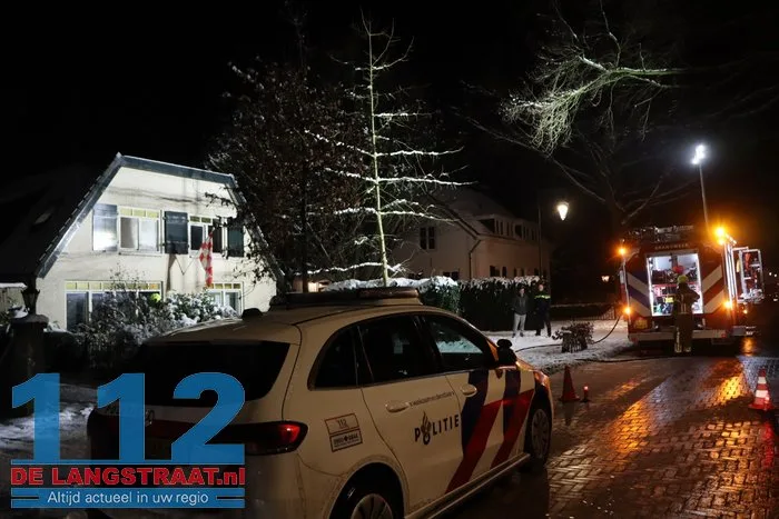 Brand in meterkast woning Hoofdstraat 's Gravenmoer 112 De Langstraat