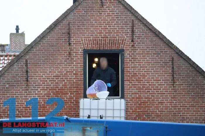 Cocaïnewasserij in Sprang-Capelle volledig ontruimd 112 De Langstraat