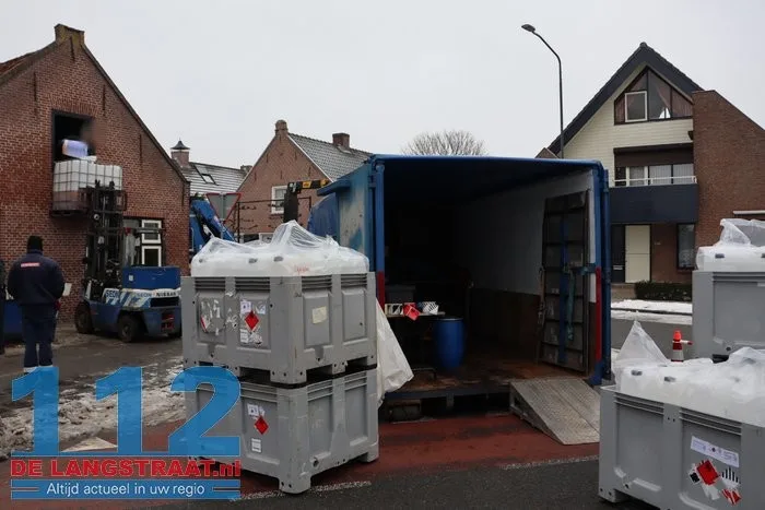 Cocaïnewasserij in Sprang-Capelle volledig ontruimd 112 De Langstraat