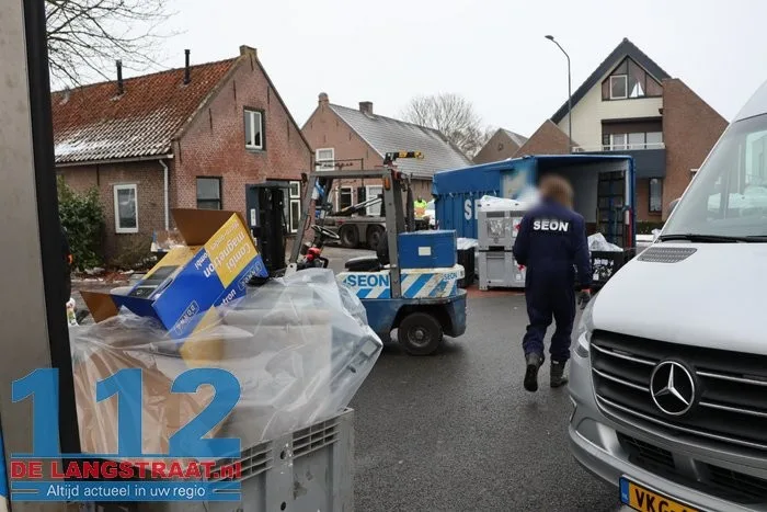 Cocaïnewasserij in Sprang-Capelle volledig ontruimd 112 De Langstraat