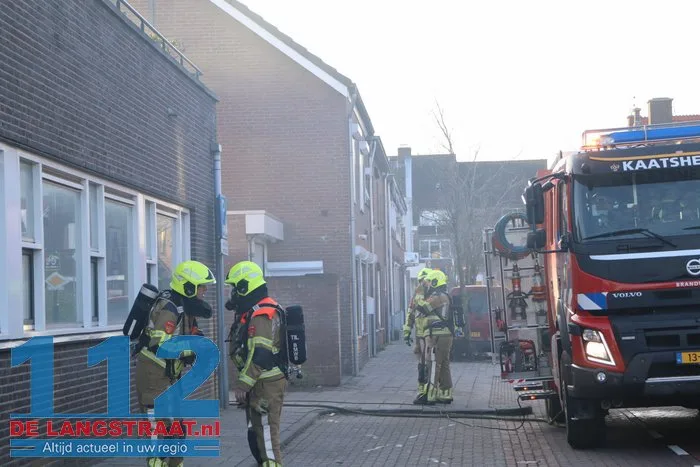 Brand in perscontainer bij Aldi Kaatsheuvel, woningen ontruimd 112 De Langstraat